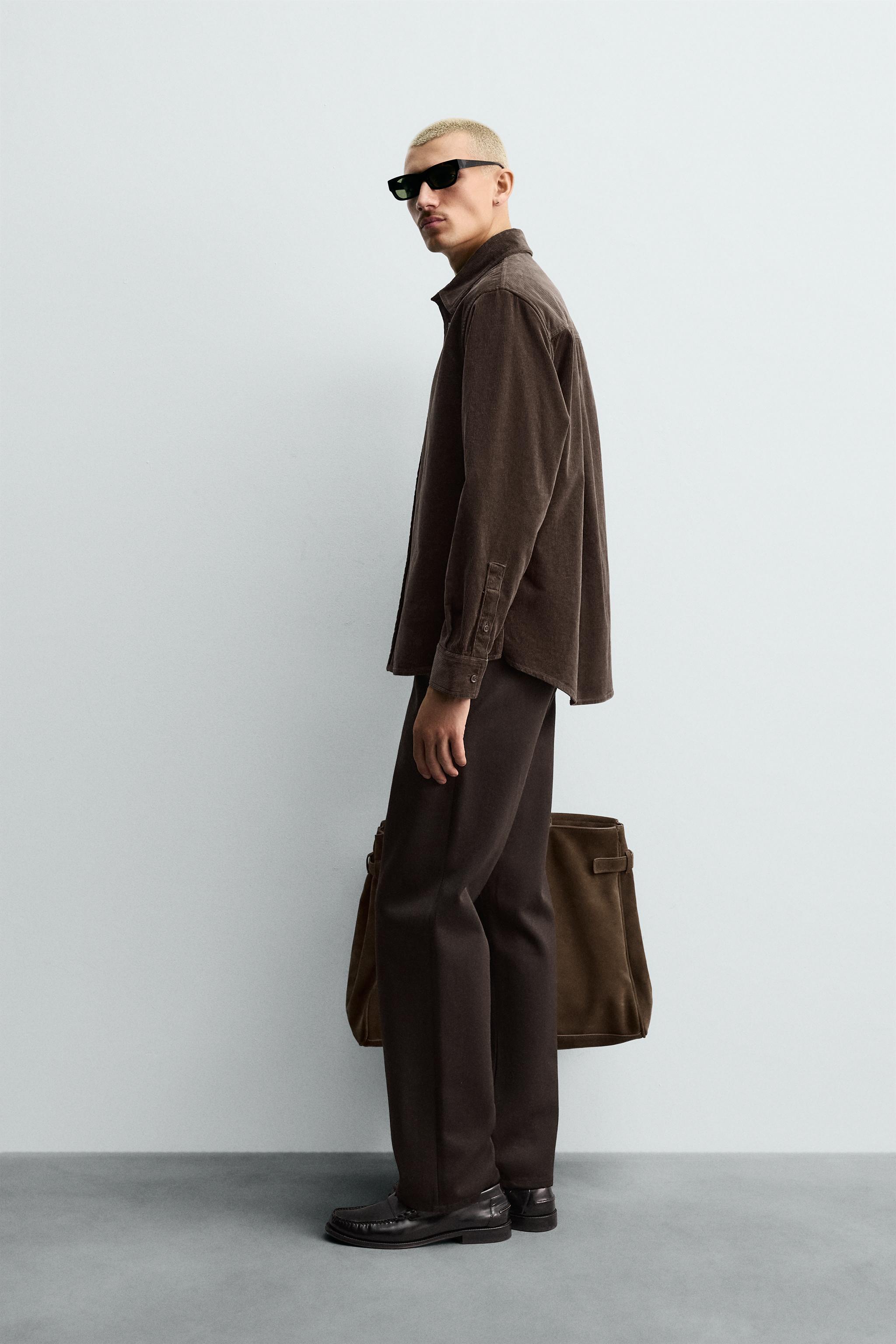 RELAXED FIT CORDUROY SHIRT